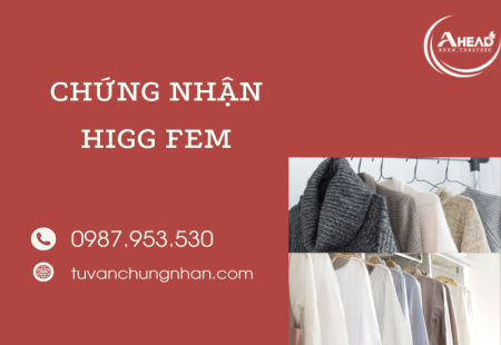 CHỨNG NHẬN HIGG FEM CHO NGÀNH MAY MẶC