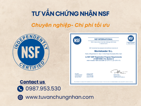 Tư vấn chứng nhận NSF chuyên nghiệp, chi phí tối ưu, cạnh tranh