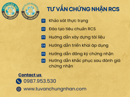 Tư vấn chứng nhận RCS với đội ngũ chuyên gia 20 năm kinh nghiệm