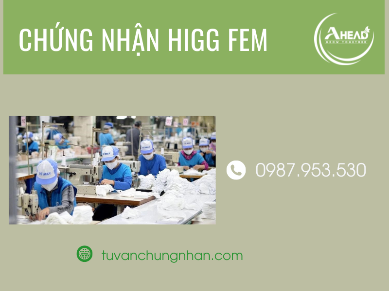 chứng nhận higg fem cho ngành may mặc